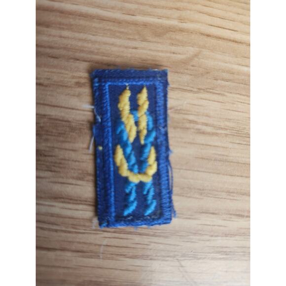 Vintage BSA Cub Scouts Webelos Activity Badge Loops Blue Gold Pair Scout Patches - Picture 3 of 6